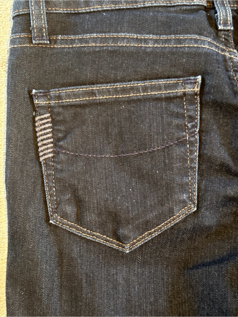 PAIGE Skyline Skinny Jeans 25 Dark Wash Mid Rise Stretch Denim Womens - Picture 8 of 10